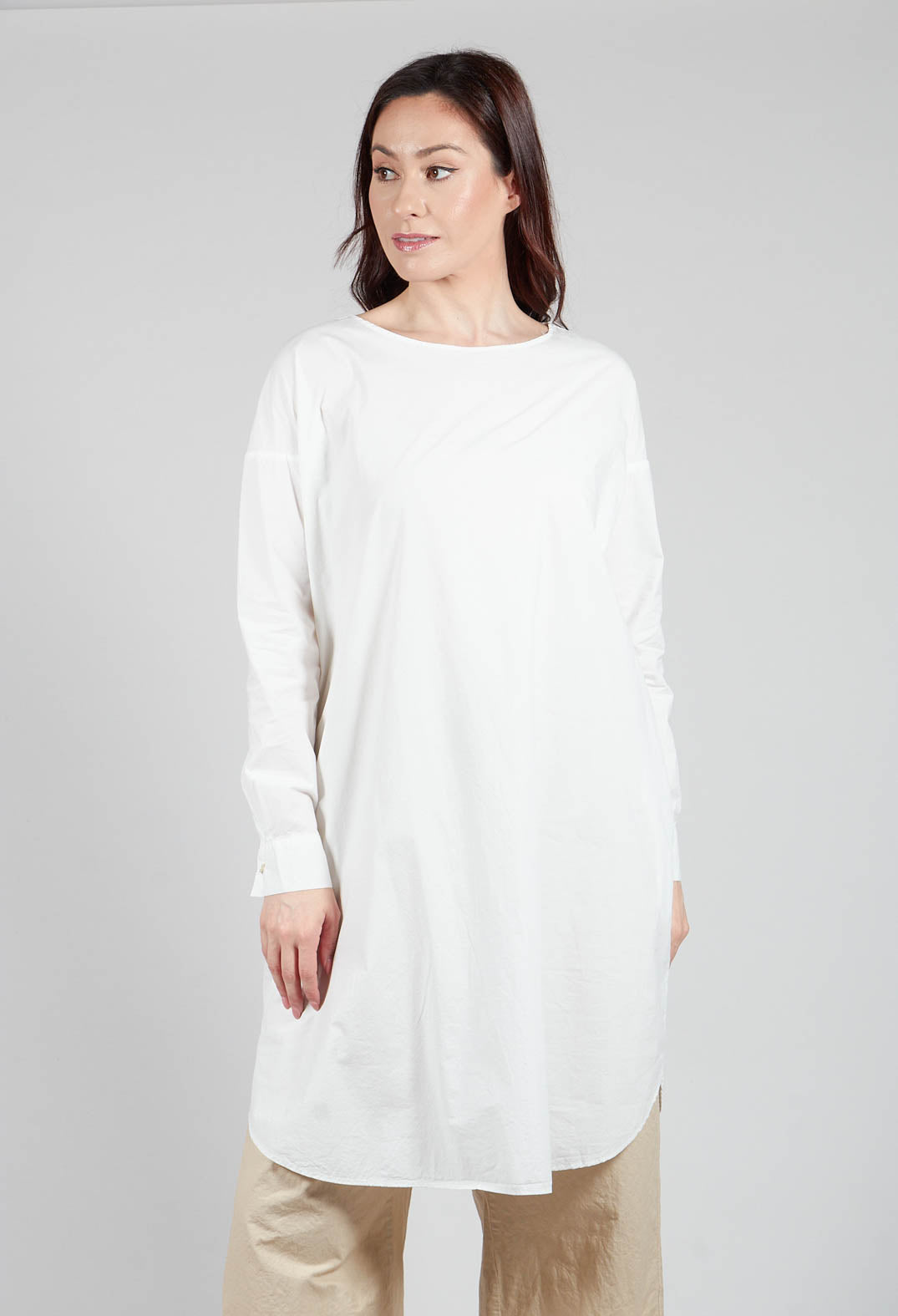 Long Shirt in Milk