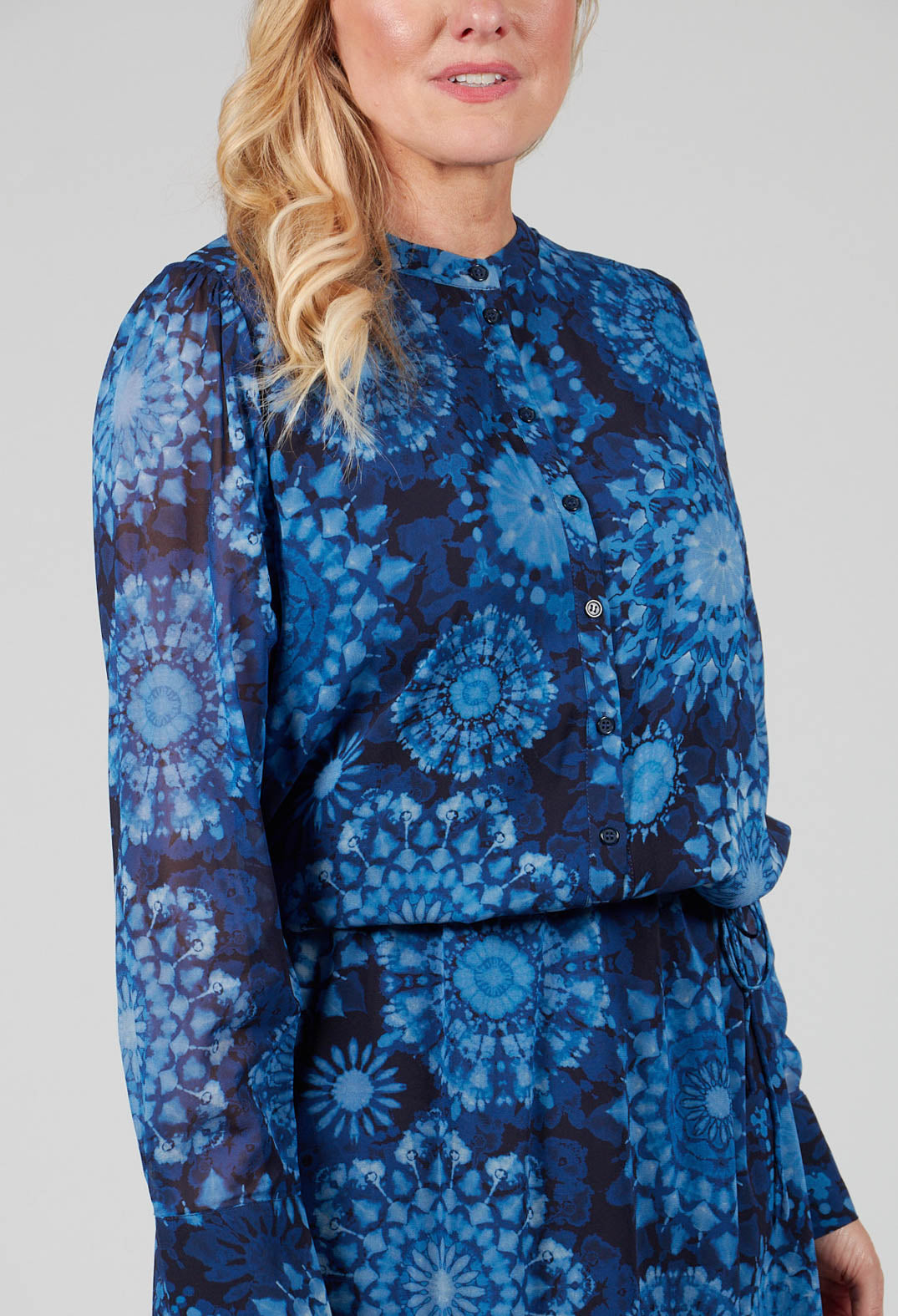 Ava Shirt dress with Tie Gathered Waist