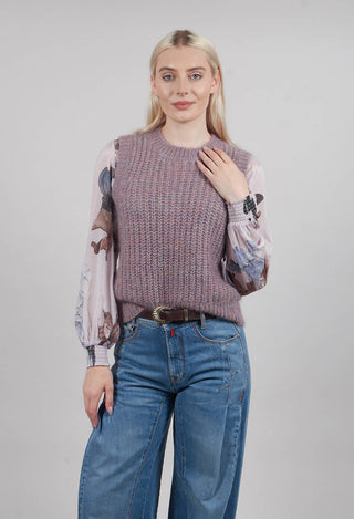 Vera Vest with Rib Finish