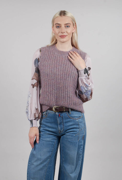 Vera Vest with Rib Finish