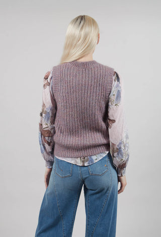 Vera Vest with Rib Finish