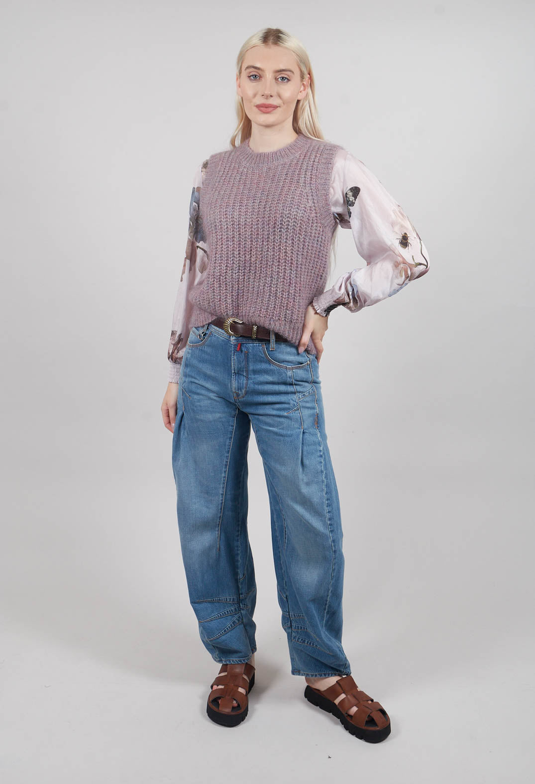 Nora Blouse in Floral Bay