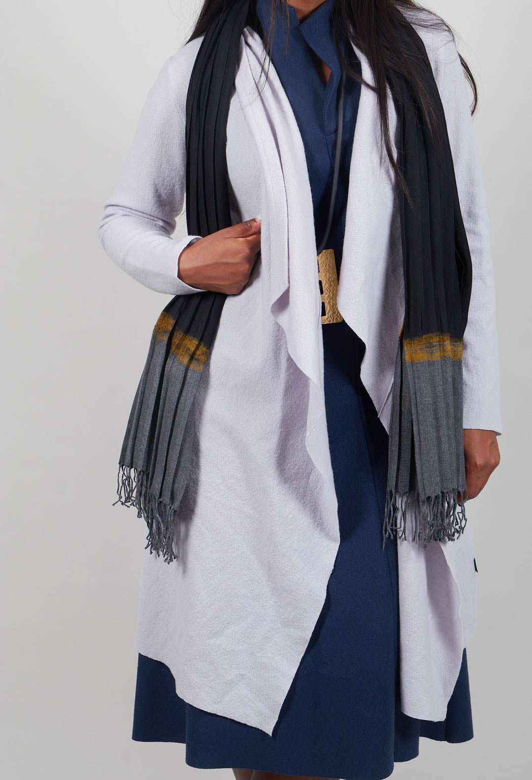 Jacket Ana Long in Grey