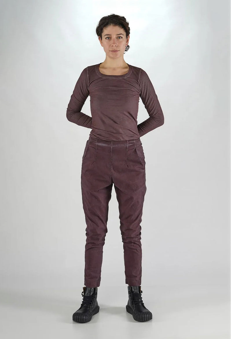 PRE-ORDER - Skinny Leg Trousers in Crab Cloud (Pictured in Flamingo Cloud) - 2240104
