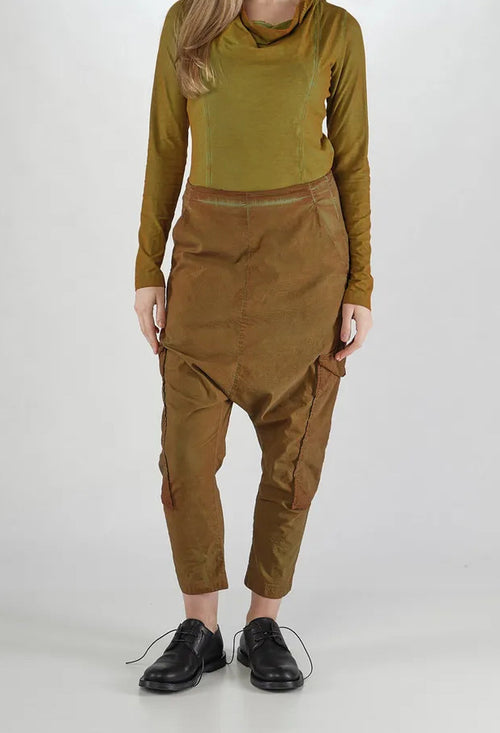 PRE-ORDER - Drop Crotch Trousers with Large Pockets in Crab Cloud (Pictured in Lagoon Cloud) - 2240105