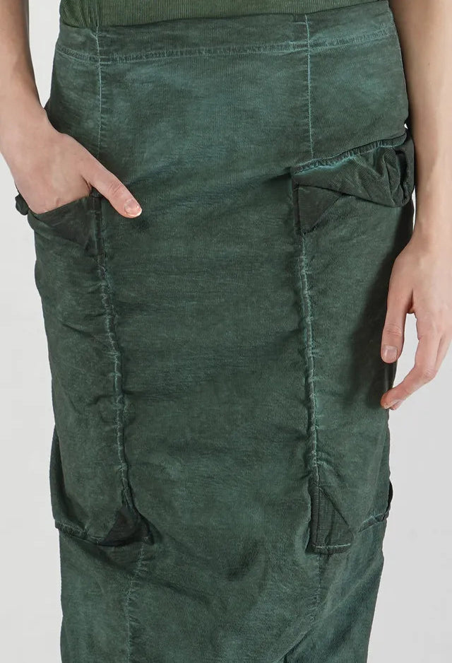 PRE-ORDER - Pencil Skirt with Large Pockets in Crab Cloud (Pictured in Pine Cloud) - 2240308
