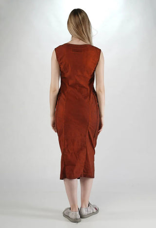 PRE-ORDER - Slim Fit Dress with Large Pockets in Pine Cloud (Pictured in Crab Cloud) - 2240906