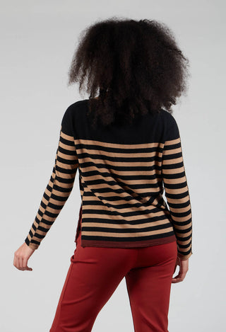 Knitted Sweater in Beige Nero