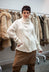 PRE-ORDER - Cable Jumper in Henna Melange (Pictured in Ivory Melange) - 2250703