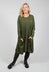 Zauderhaft Jersey Dress in Avocado Green
