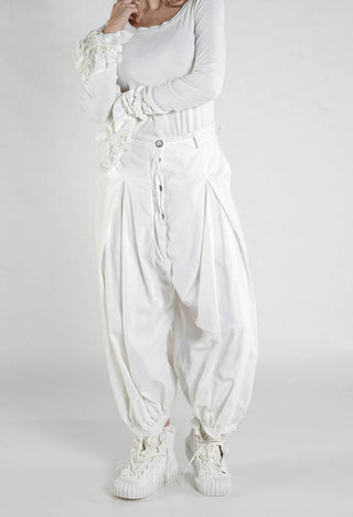 PRE-ORDER - Balloon Trousers in Linen Fog - 2260101 (Pictured in Seafoam Fog)