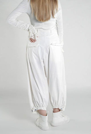 PRE-ORDER - Balloon Trousers in Linen Fog - 2260101 (Pictured in Seafoam Fog)
