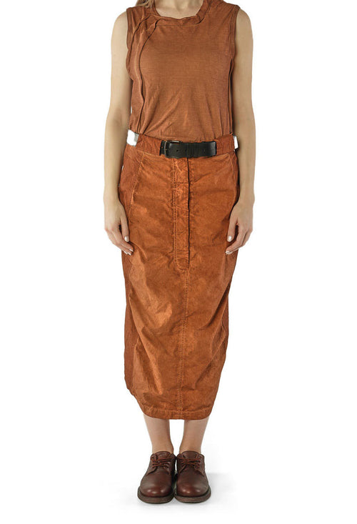 PRE-ORDER - Fitted Skirt in Terracotta Cloud - 2260303
