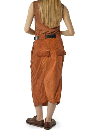 PRE-ORDER - Fitted Skirt in Henna Cloud (Pictured in Terracotta Cloud) - 2260303