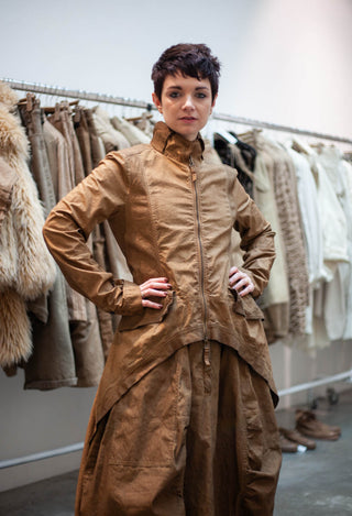 PRE-ORDER - Curved Hem Jacket in Terracotta Cloud (Pictured in Dakar Cloud) - 2261101