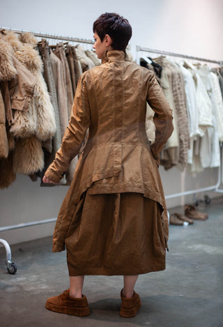 PRE-ORDER - Curved Hem Jacket in Henna Cloud (Pictured in Dakar Cloud) - 2261101