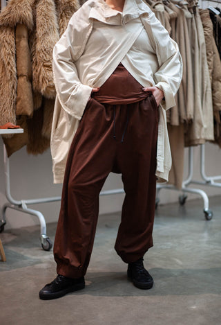 PRE-ORDER - Drop Crotch Joggers in Clay Cloud (Pictured in Henna Cloud) - 2280102