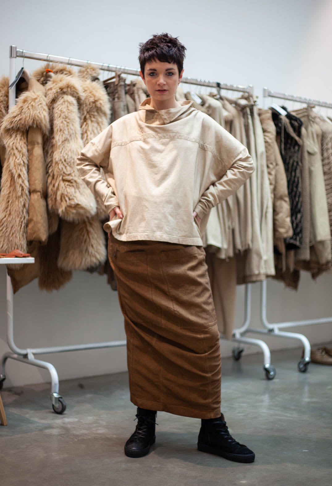 PRE-ORDER - Oversized Top in Henna Cloud (Pictured in Clay Cloud) - 2280503