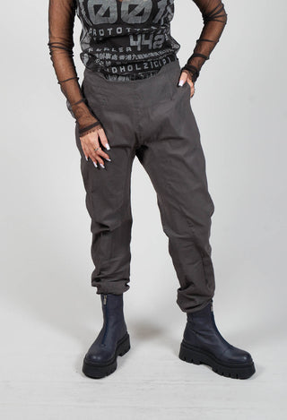 Pull on Trousers with Panelling in Cedar
