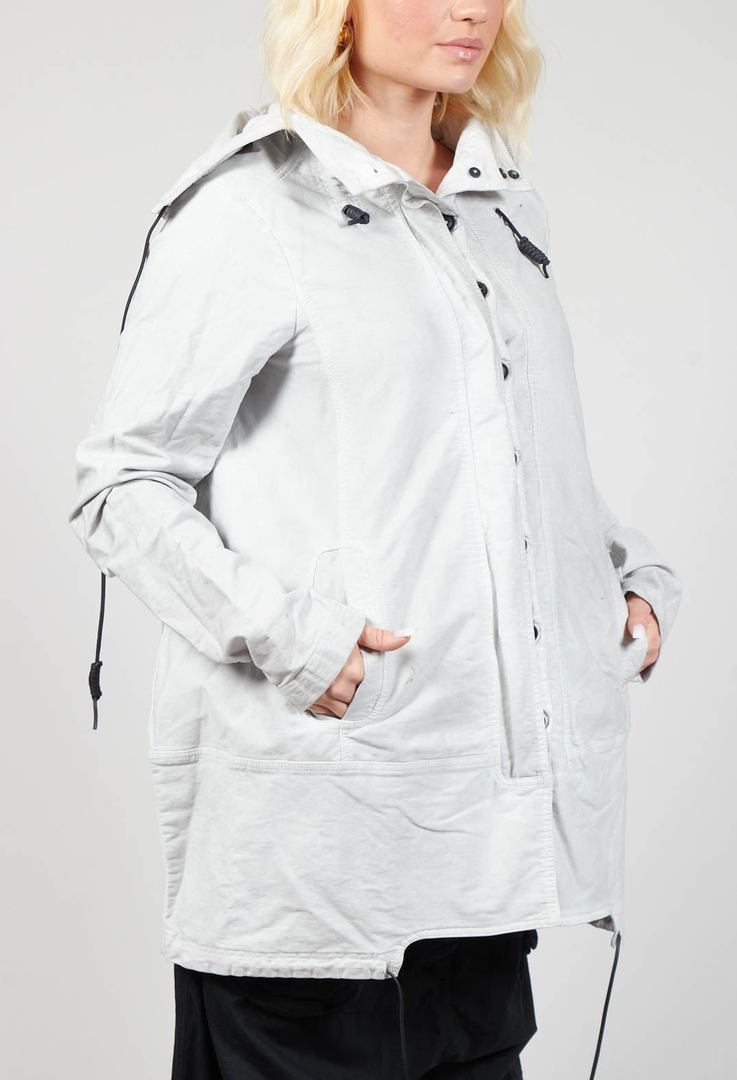 Long Sleeve Jacket with Panelling in Birch