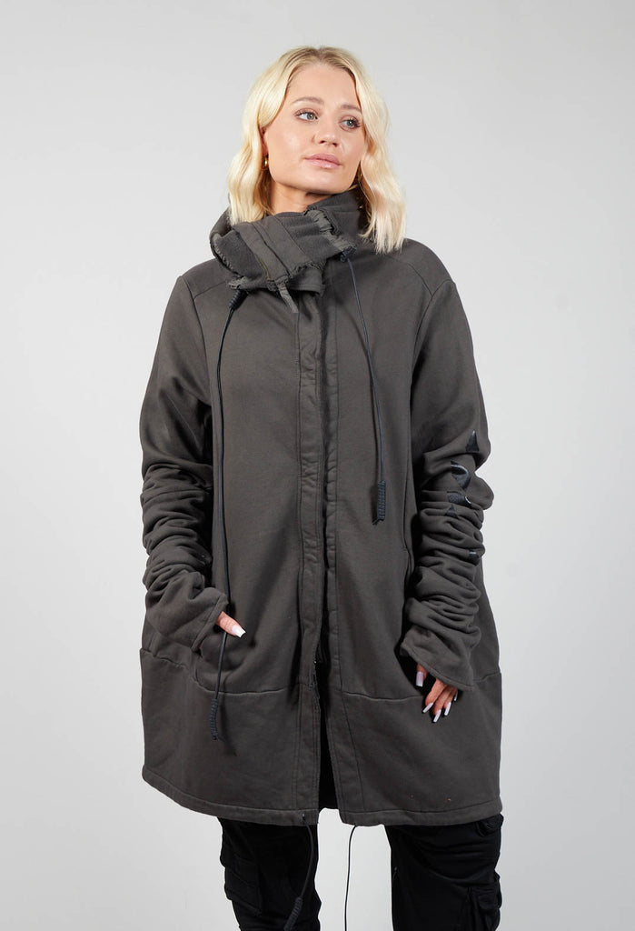 Feature Roll Neck Jacket in Cedar Print