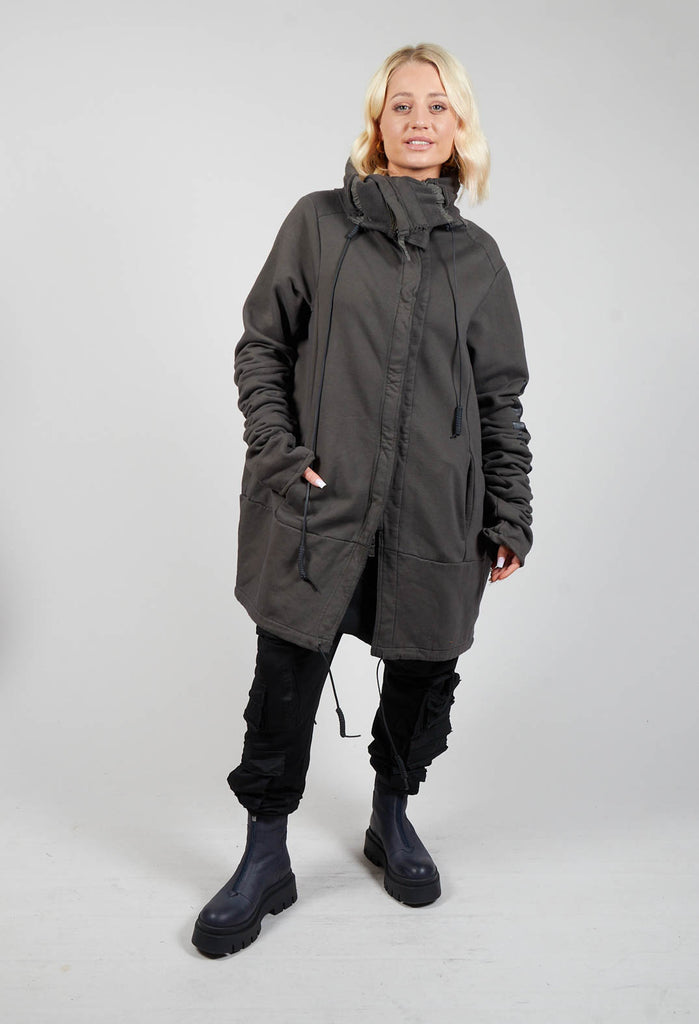Feature Roll Neck Jacket in Cedar Print
