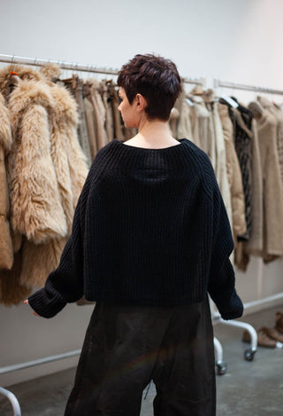 PRE-ORDER - Ribbed Jumper in Dakar (Pictured in Black) - 2350710