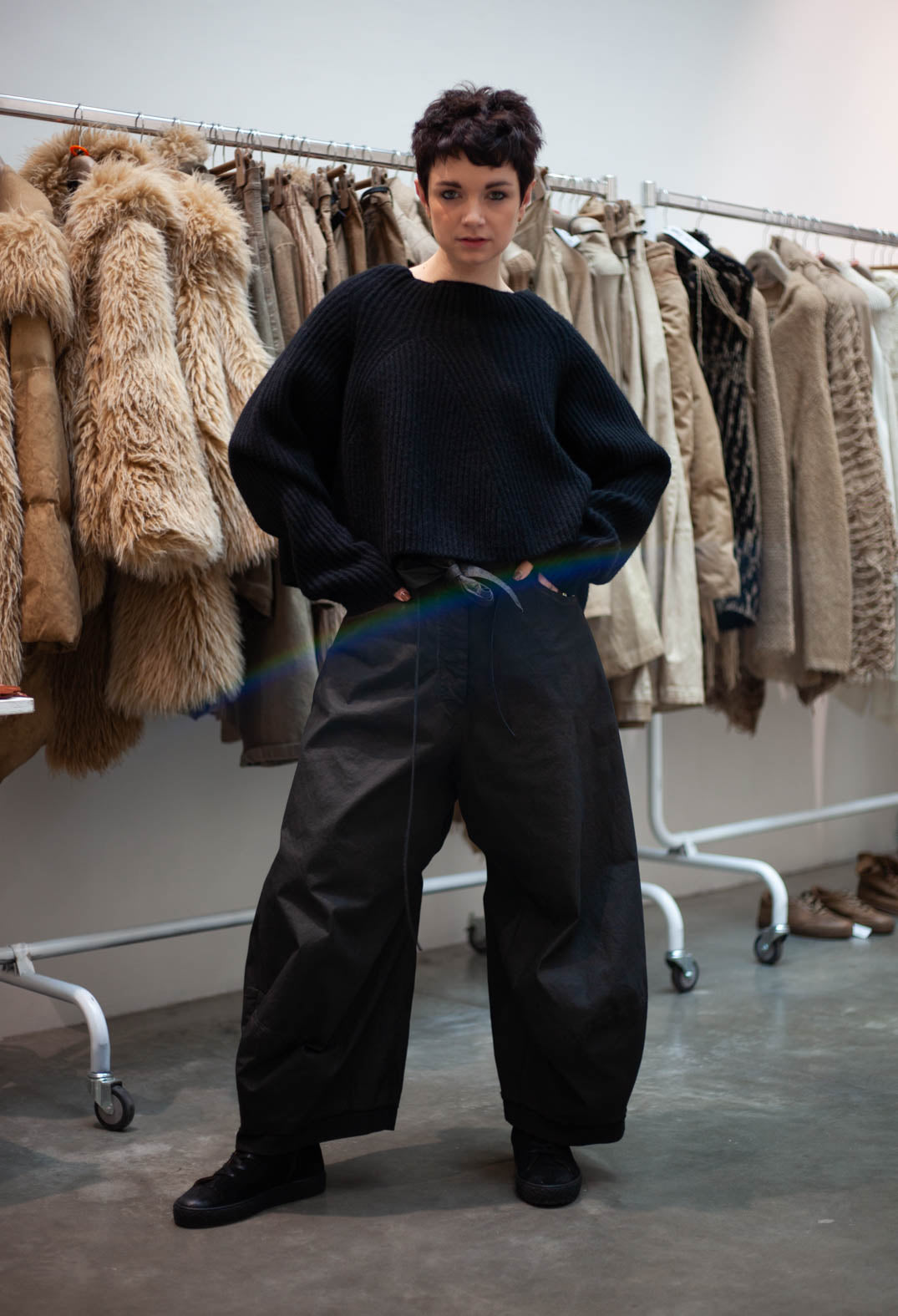 PRE-ORDER - Ribbed Jumper in Clay (Pictured in Black) - 2350710