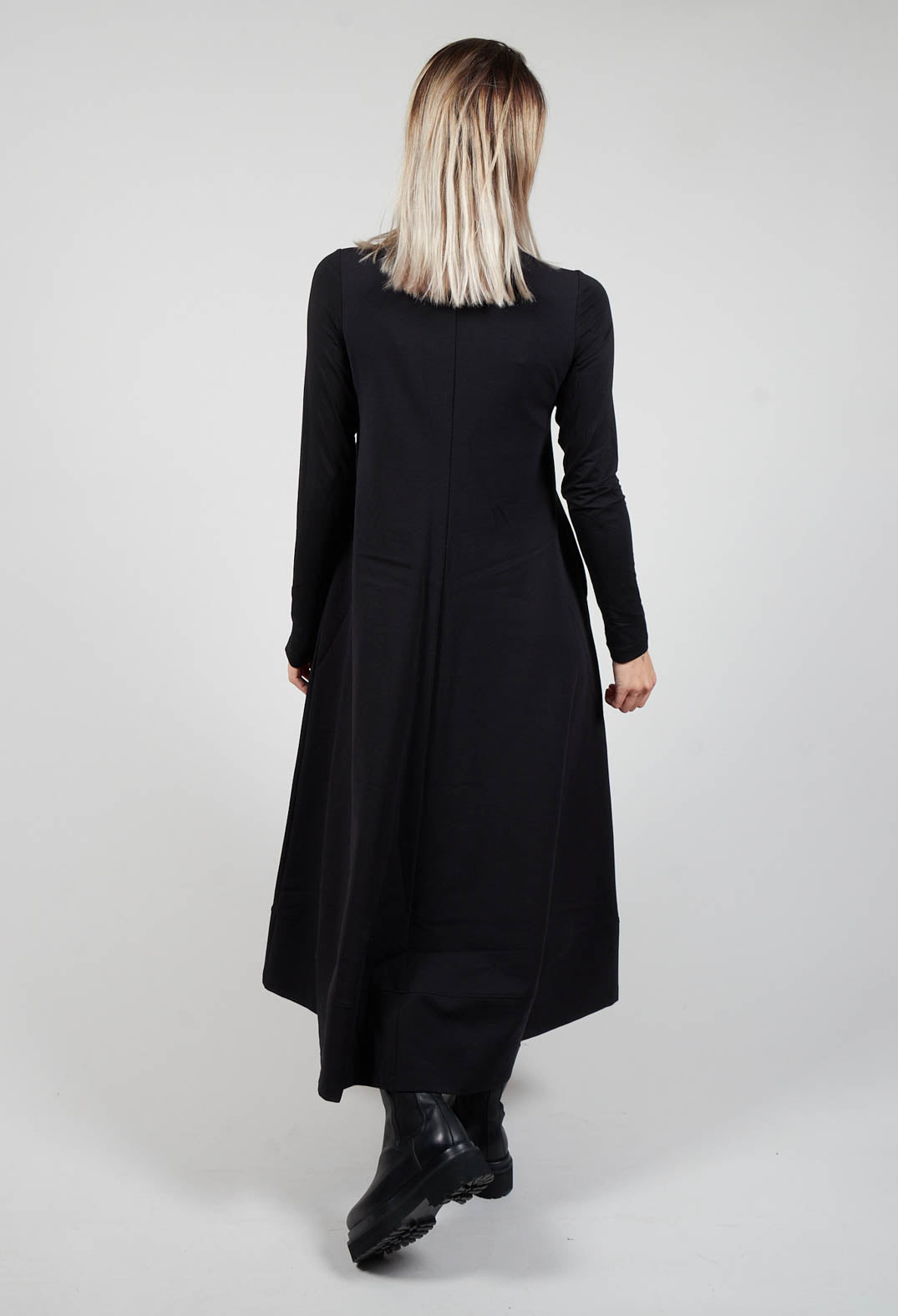 Dife A-Line Dress in Black