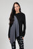 Cabi Top with Grey Panneling in Black and Grey