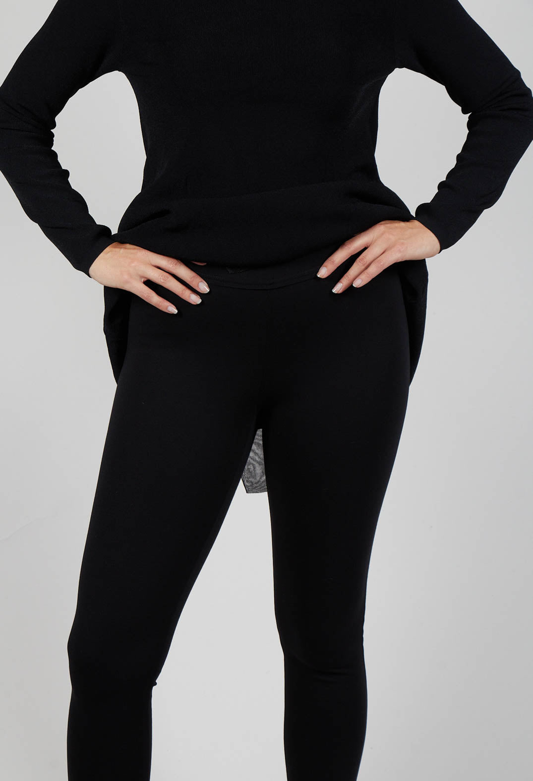 Stretch Fit Leggings in Black