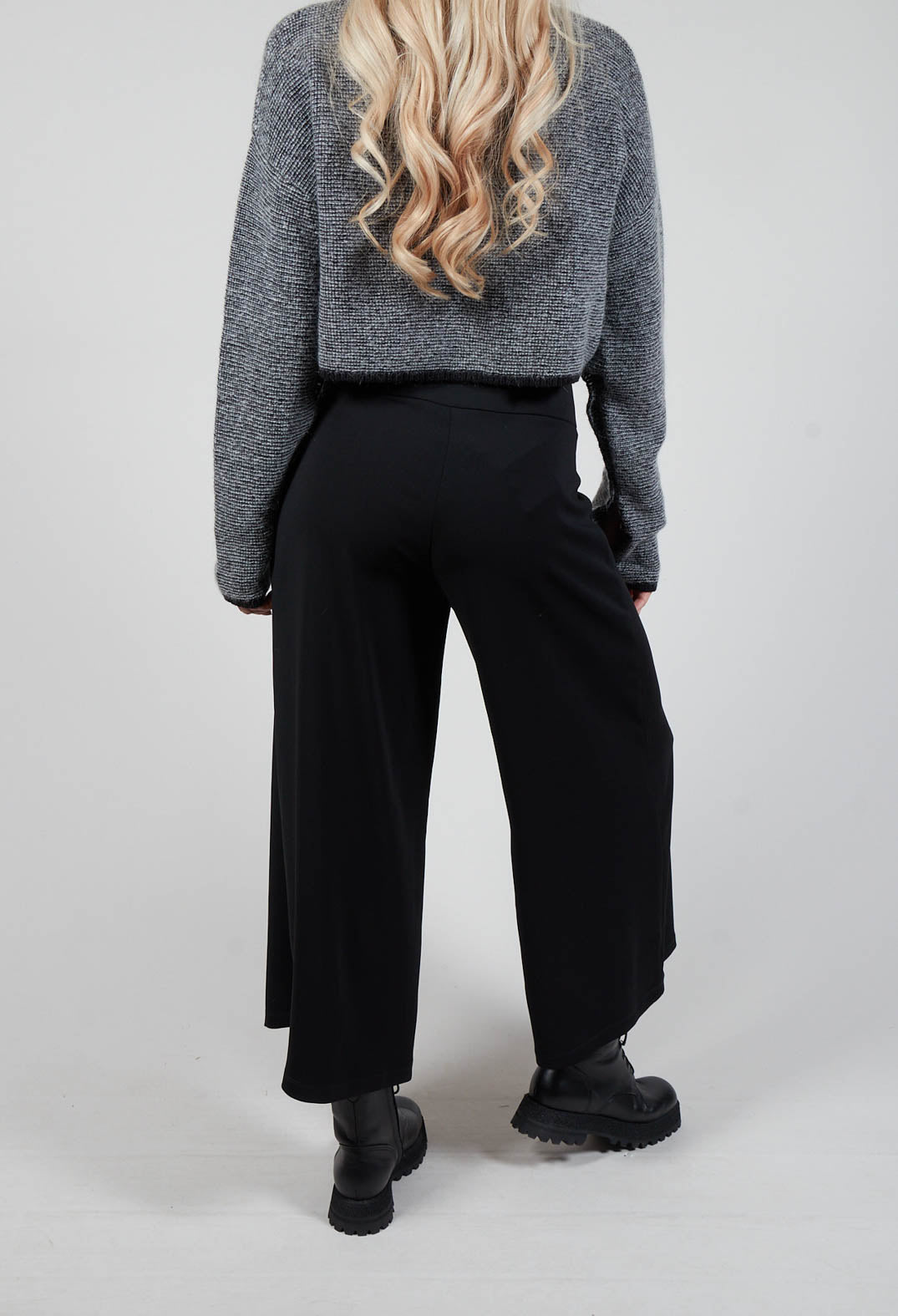 Loose Fit Trousers in Black