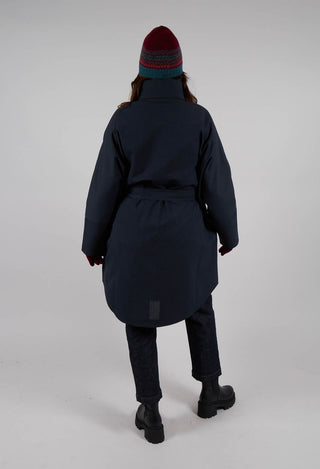 Bris Poncho in Dark Navy