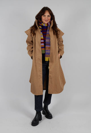 Tyfon Coat in Camel Tweed