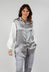 Loose Fit Shirt with Contrasting Arms In White and Grey