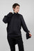 Gathered Neckline Top in Black