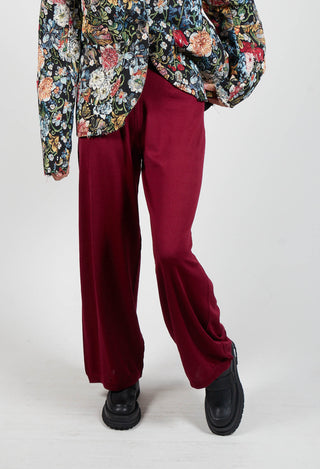 Wide Leg Knit Trousers in 7043