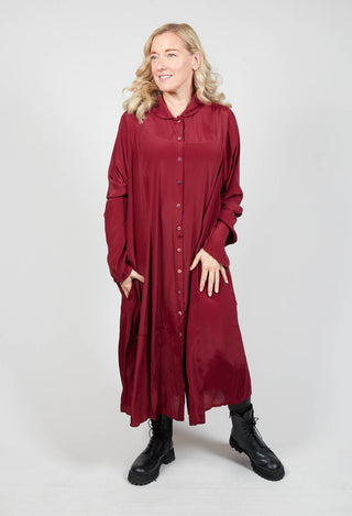 Globusen Dress Coat in Marone