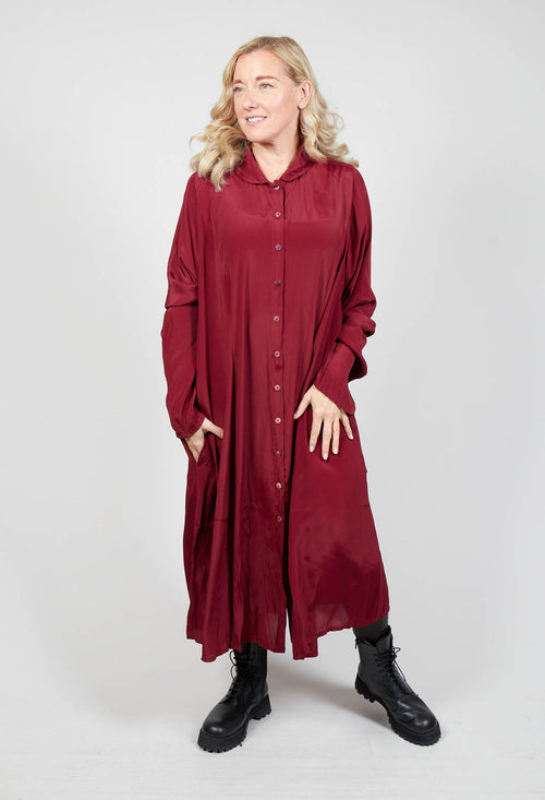 Globusen Dress Coat in Marone