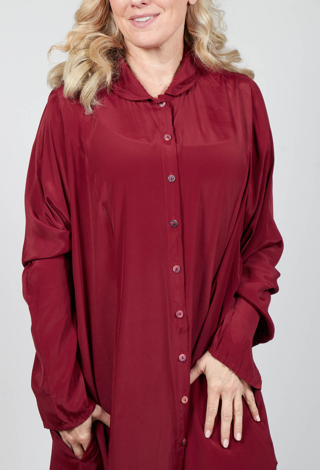 Globusen Dress Coat in Marone