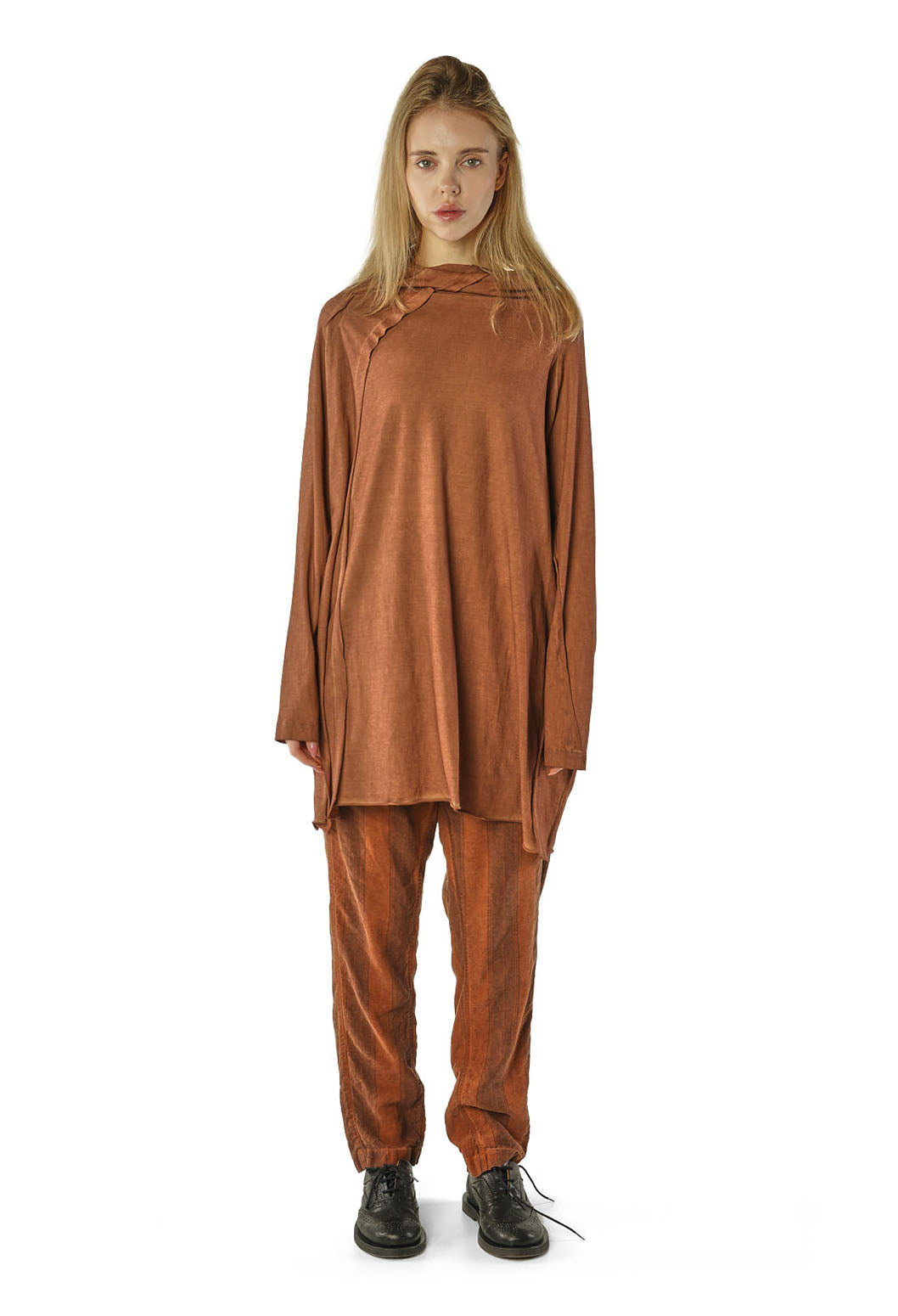 PRE-ORDER - Longline Jersey Top in Henna Cloud  (Pictured in Clay Cloud) - 2560505