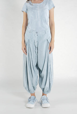 PRE-ORDER - Pleat Front Trousers in Amber Fog - 2580109 (Pictured in Sky Fog)
