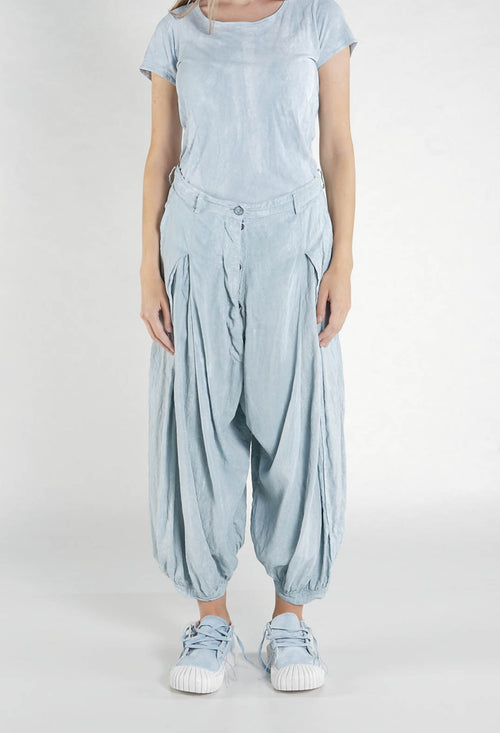 PRE-ORDER - Pleat Front Trousers in Amber Fog - 2580109 (Pictured in Sky Fog)