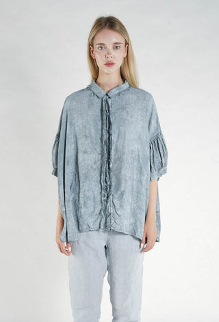 PRE-ORDER - Rundholz Raw Edge Shirt in Sky Fog - 2580403 (Pictured in Seaweed Fog)