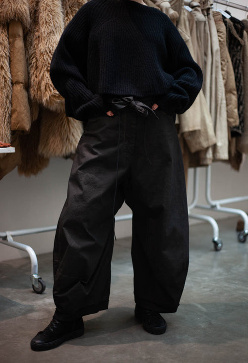 PRE-ORDER - Coated Trousers in Henna Cloud (Pictured in Black Cloud) - 2600103