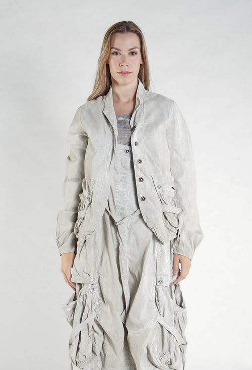 PRE-ORDER - Pocket Jacket in Amber Fog - 2601102 (Pictured in Linen Fog)