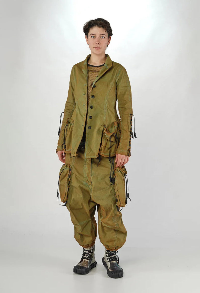 PRE-ORDER - Button Through Jacket with Feature Pockets in Flamingo Cloud (Pictured in Lagoon Cloud) - 2601113