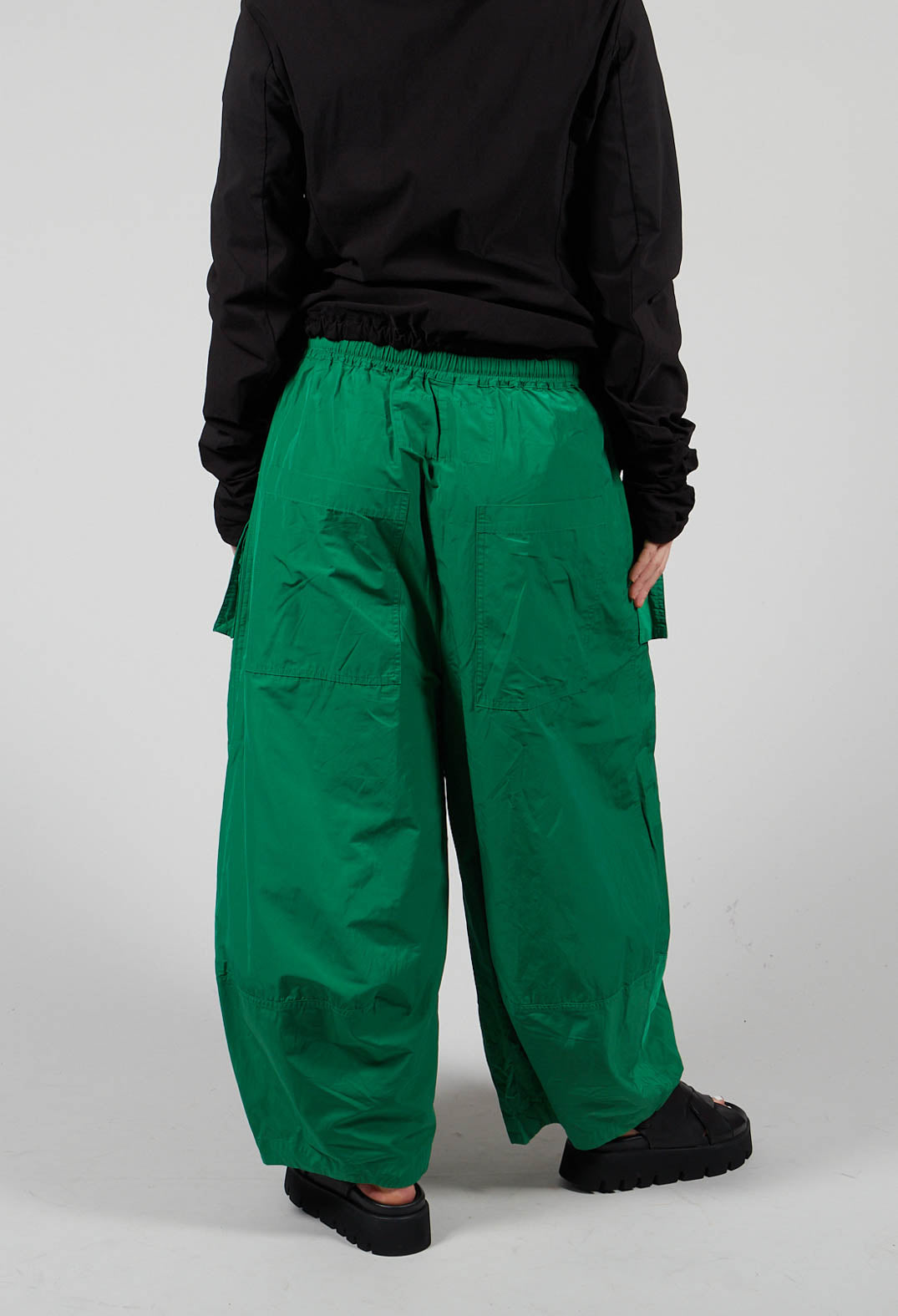 Balloon Style Utility Trousers in Apple