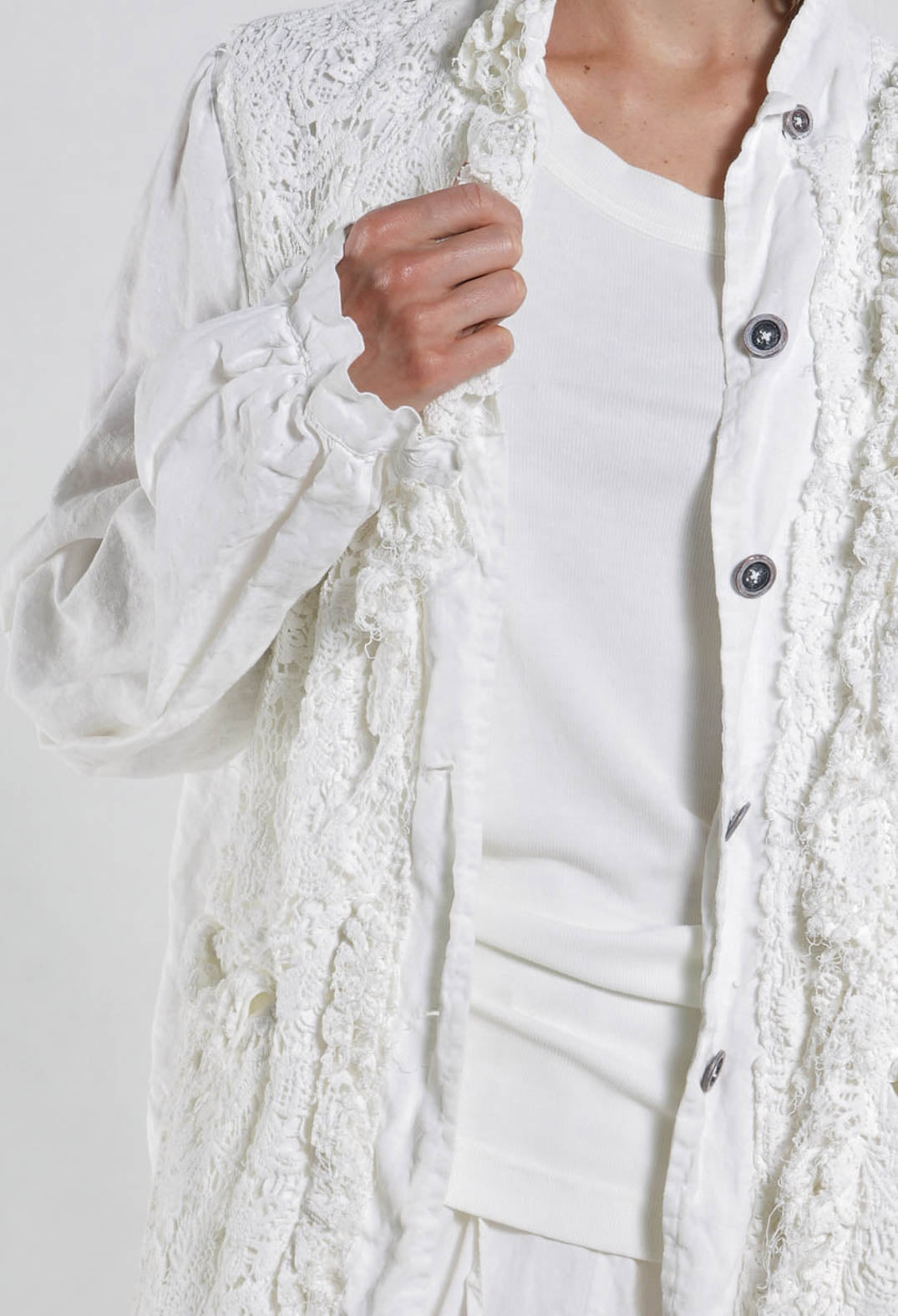 PRE-ORDER - Lace Jacket in Seaweed Fog - 2671106 (Pictured in Seamfoam Fog)