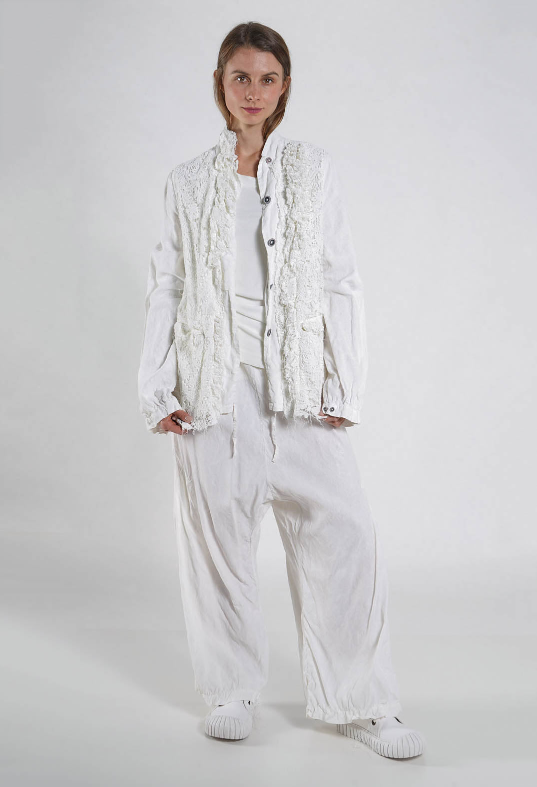 PRE-ORDER - Lace Jacket in Seaweed Fog - 2671106 (Pictured in Seamfoam Fog)